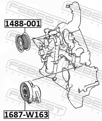 FEBEST 1687-W163 EAN: 4056111134215.