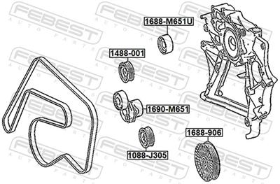FEBEST 1688-OM651U EAN: 4056111177151.