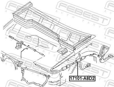FEBEST 17101-A8D2 EAN: 4056111143835.