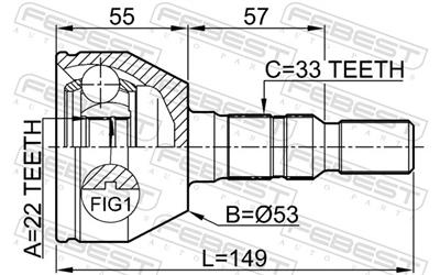FEBEST 1810-ZAF EAN: 4056111039190.
