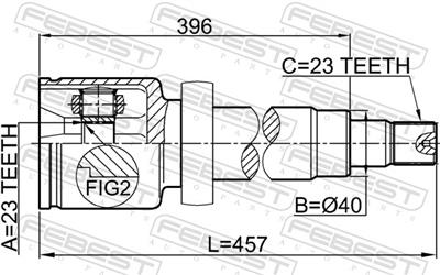 FEBEST 2111-CB316RH EAN: 4056111076980.