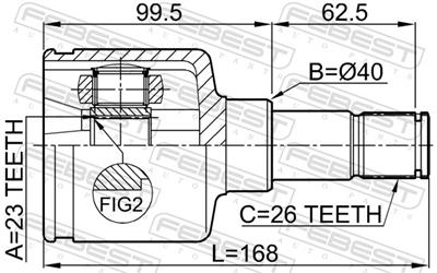 FEBEST 2111-CB420LH EAN: 4056111050287.