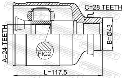 FEBEST 2211-CARNRH EAN: 4056111118543.