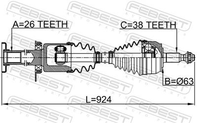FEBEST 2314-7HRH EAN: 4056111173054.