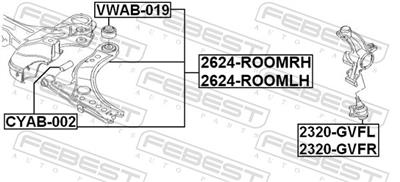 FEBEST 2624-ROOMRH EAN: 4056111154343.