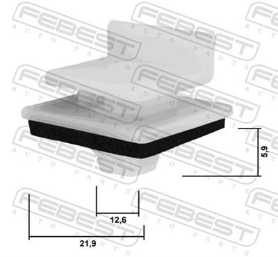 FEBEST 88570-125 EAN: 4056111169583.