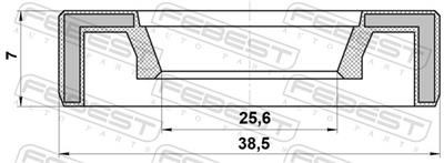 FEBEST 95AAY-27380707X EAN: 4056111162737.