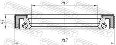 FEBEST 95FAY-28380606X EAN: 4056111088891.