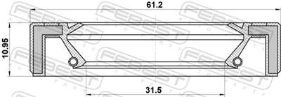 FEBEST 95GAS-32611113X EAN: 4056111151502.