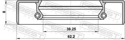 FEBEST 95GBY-40620808C EAN: 4056111115689.