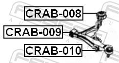 FEBEST CRAB-009 EAN: 4056111070001.