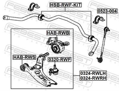 FEBEST HAB-RWS EAN: 4056111173856.