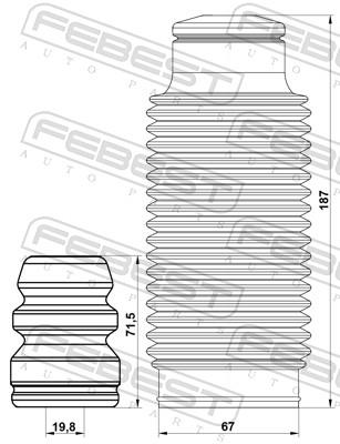 FEBEST KSHB-CEEDF-KIT EAN: 4056111146355.
