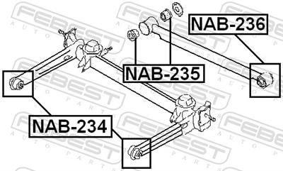 FEBEST NAB-236 EAN: 4056111009728.