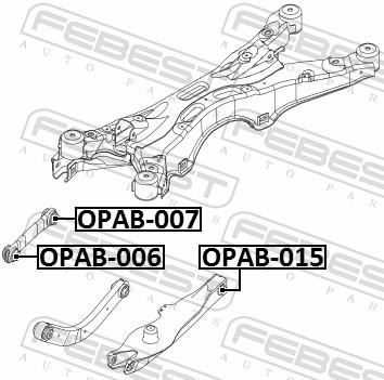 FEBEST OPAB-015 EAN: 4056111116075.