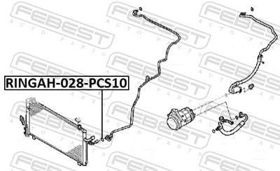 FEBEST RINGAH-028-PCS10 EAN: 4056111133492.