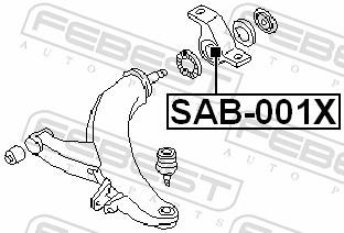 FEBEST SAB-001X EAN: 4056111106601.