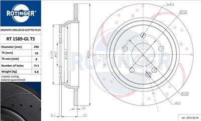 ROTINGER RT 1589-GL T5 Číslo výrobce: 1589-GL/T5. EAN: 5901436356813.