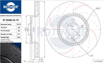 ROTINGER RT 20485-GL T5 Číslo výrobce: 20485-GL/T5. EAN: 5901436372776.