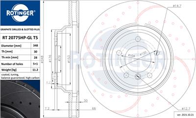 ROTINGER RT 20775HP-GL T5 Číslo výrobce: 20775HP-GL/T5. EAN: 5901436360476.