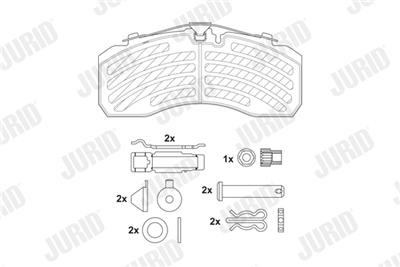 JURID 2925305390 Číslo výrobce: 29087. EAN: 3306437102810.