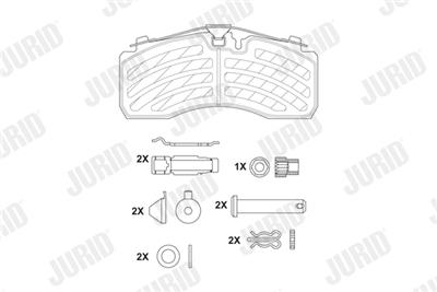 JURID 2928705390 Číslo výrobce: 29287. EAN: 4044197955848.