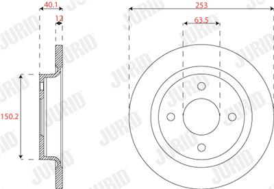 JURID 563319JC Číslo výrobce: 563319JC. EAN: 4060426406431.