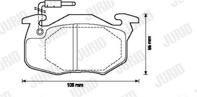 JURID 571524J Číslo výrobce: 21061. EAN: 3306435015297.