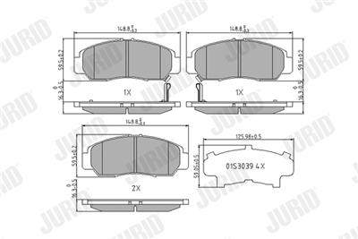 JURID 572449J Číslo výrobce: 23729. EAN: 3306437032186.