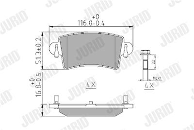 JURID 573055J Číslo výrobce: 23669. EAN: 3306437032285.