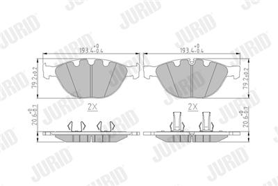 JURID 573150J Číslo výrobce: 23792. EAN: 3306437251044.
