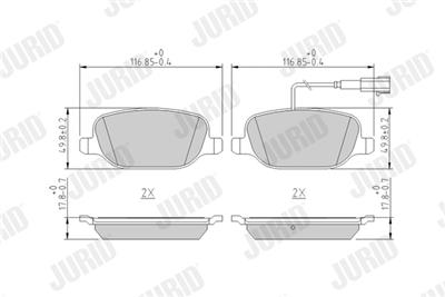 JURID 573348J Číslo výrobce: 23811. EAN: 3306437174558.