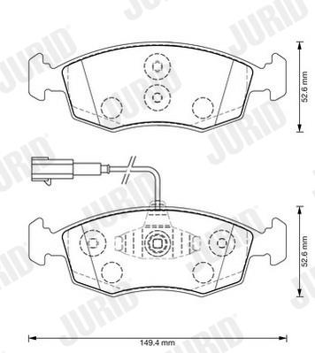 JURID 573367J Číslo výrobce: 25429. EAN: 3306437224871.