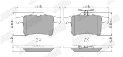 JURID 573800J Číslo výrobce: 25114. EAN: 4060426160760.