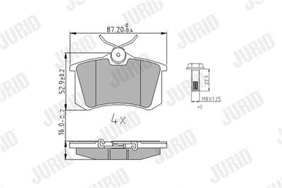 JURID 573847J Číslo výrobce: 20961. EAN: 4060426269296.