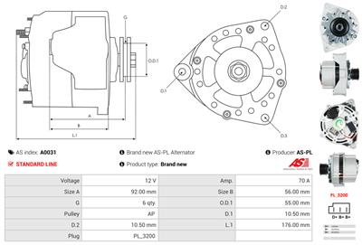 AS-PL A0031 EAN: 5901259400458.