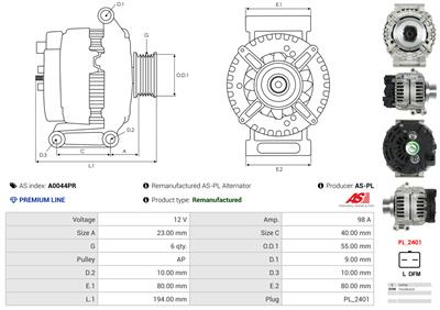 AS-PL A0044PR EAN: 5902129143680.