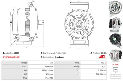 AS-PL A0061 EAN: 5901259400892.