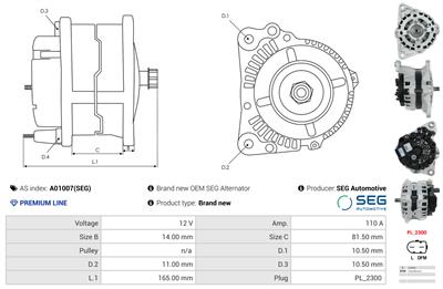 AS-PL A01007(SEG) EAN: 5902129233541.