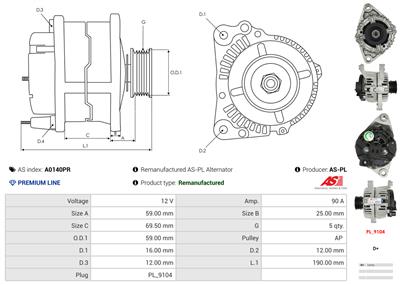 AS-PL A0140PR EAN: 5902129089261.