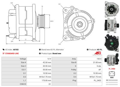 AS-PL A0183 EAN: 5901259402308.