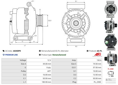 AS-PL A0200PR EAN: 5902129099192.