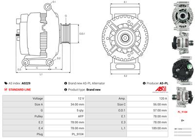 AS-PL A0229 EAN: 5901259441888.
