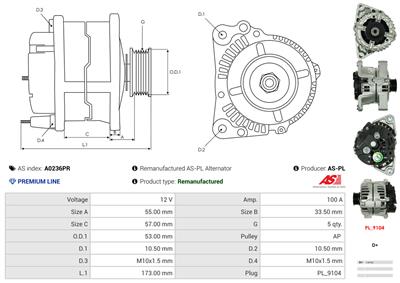 AS-PL A0236PR EAN: 5902129087830.