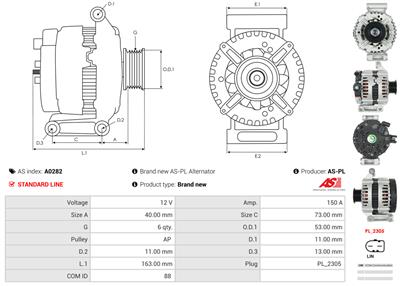AS-PL A0282 EAN: 5901259461985.