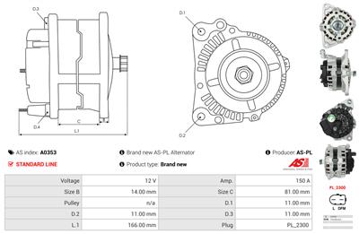 AS-PL A0353 EAN: 5901259492200.