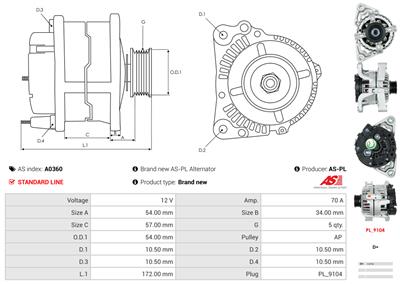 AS-PL A0360 EAN: 5901259485868.