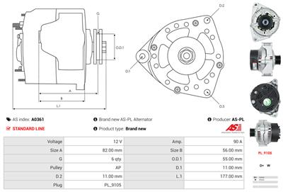 AS-PL A0361 EAN: 5901259485875.
