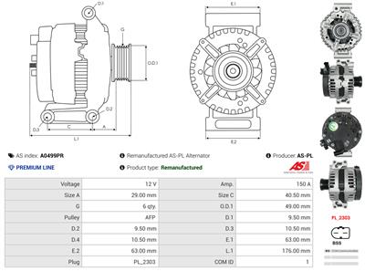 AS-PL A0499PR EAN: 5902129100768.