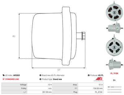 AS-PL A0556S EAN: 5902129045663.